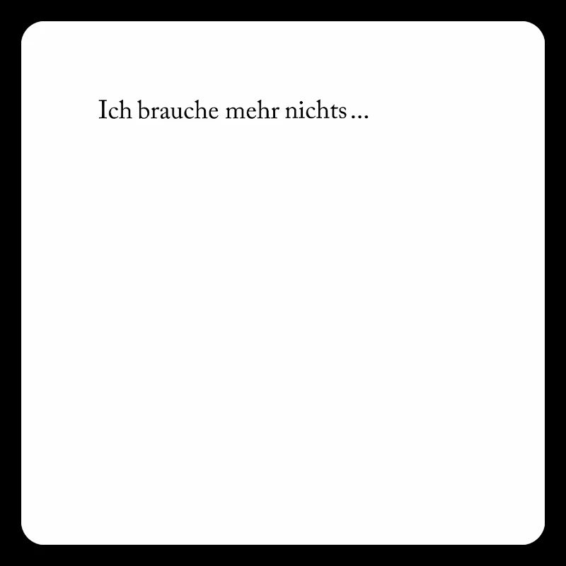 Mehr Nichts