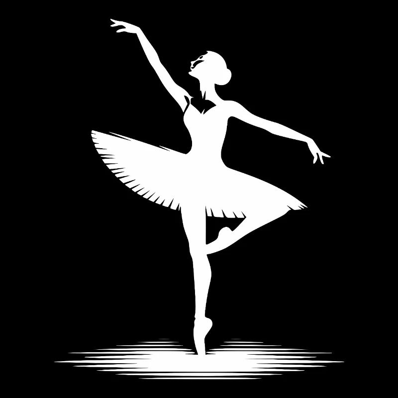 Équilibre parfait du ballet dans le mouvement de danse