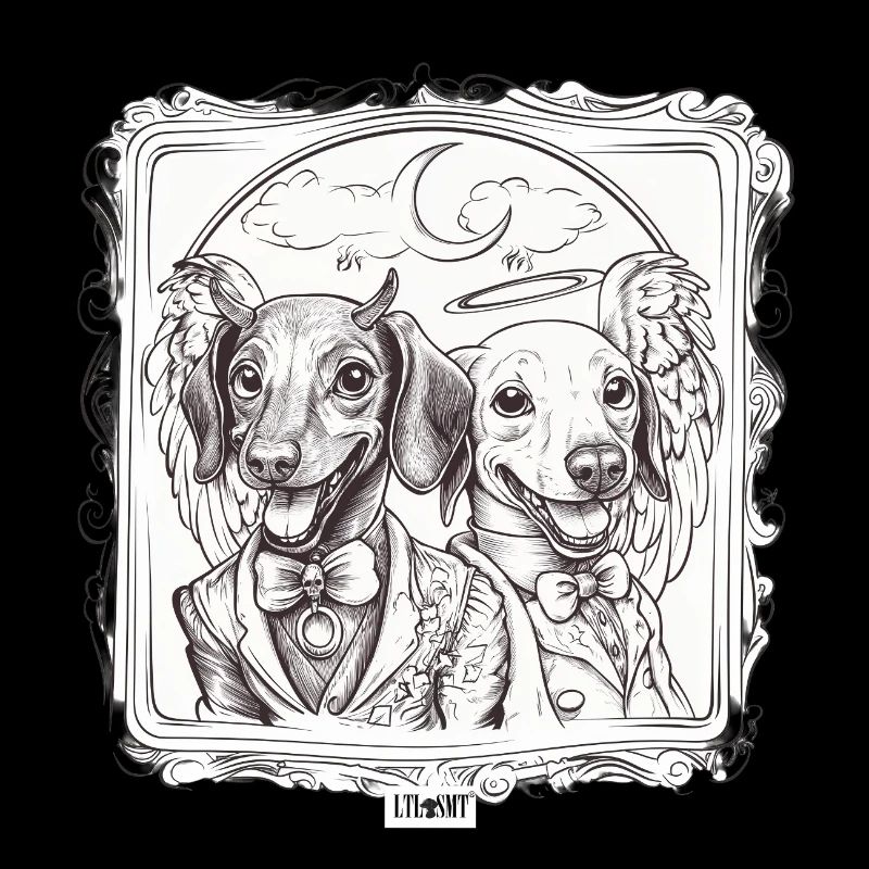 Teufel vs. Engel Dackel