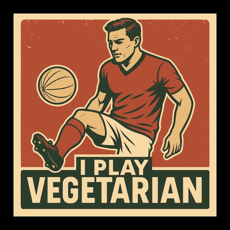 Fussball I play vegetarian