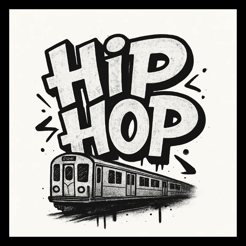 HipHop Lettering with Train