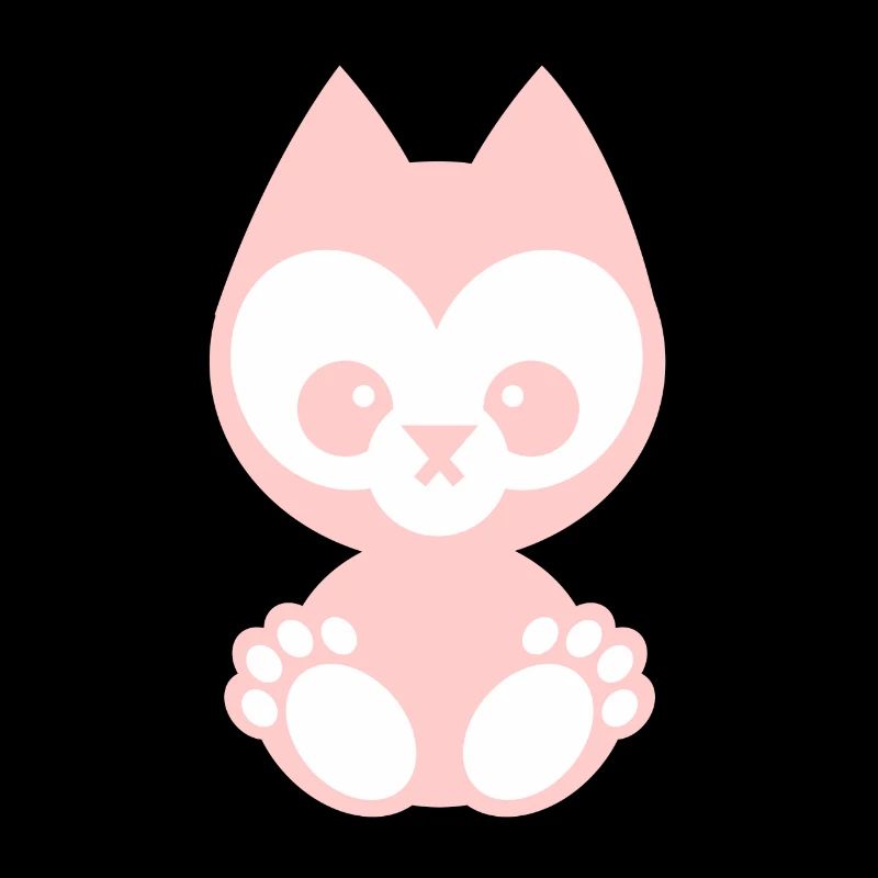 little animals - katze rosa
