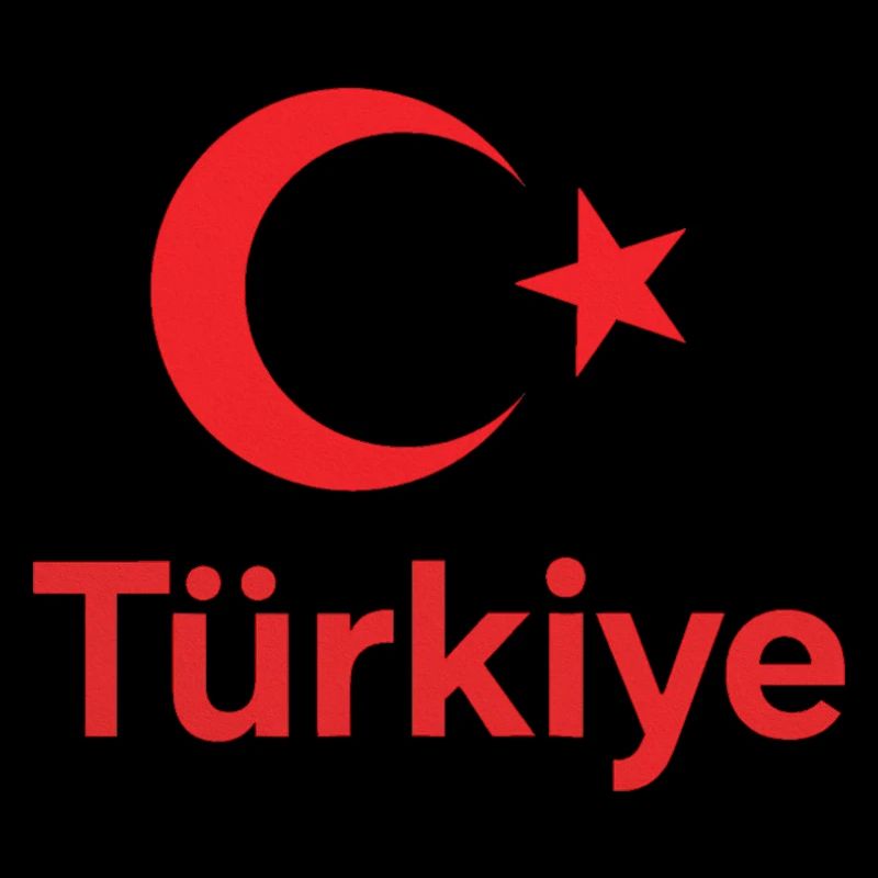 Türkische Stern-Crescent Kunst