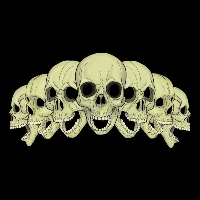 7 crânes