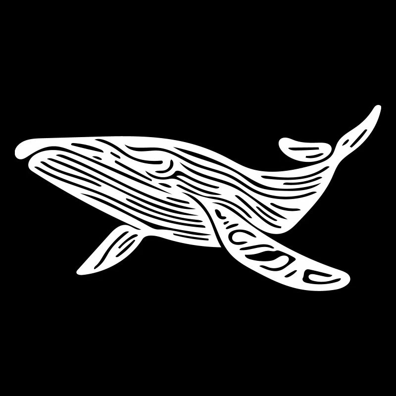 Vector Whale Silhouette