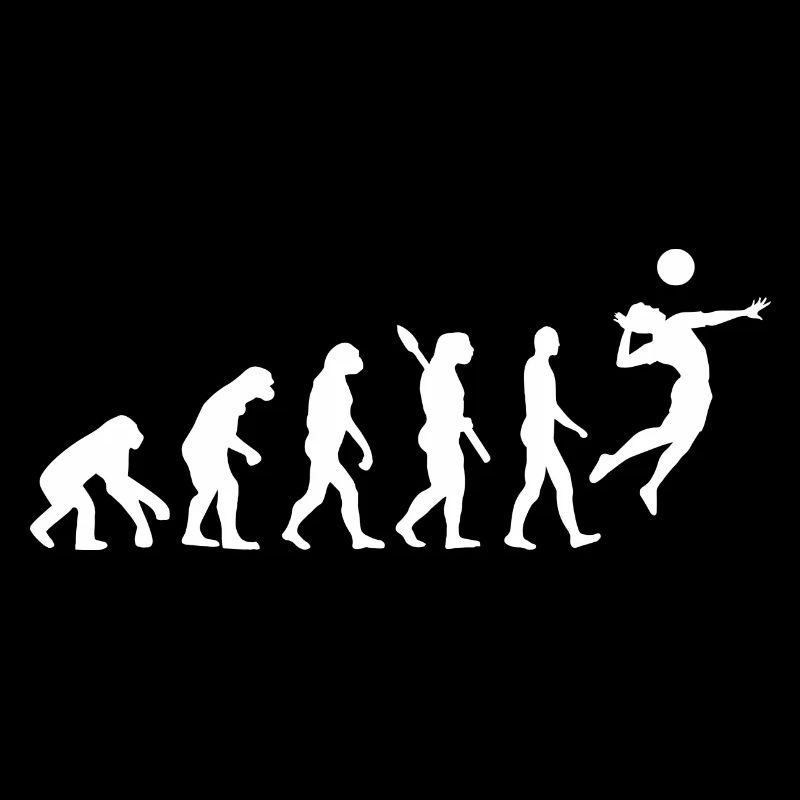 Volleyball evolution Spieler Ball Geschenk