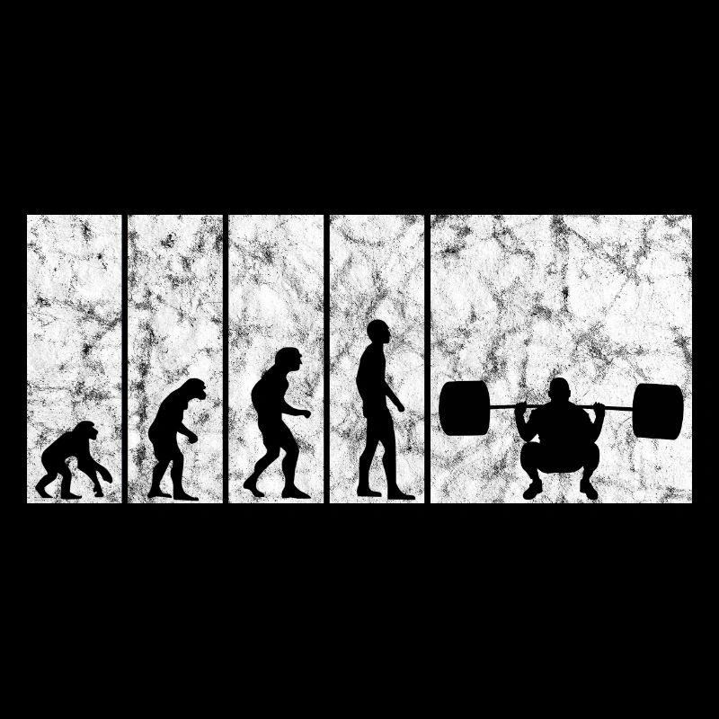 Bodybuilding Bodybuilder GYM Evolution Retro