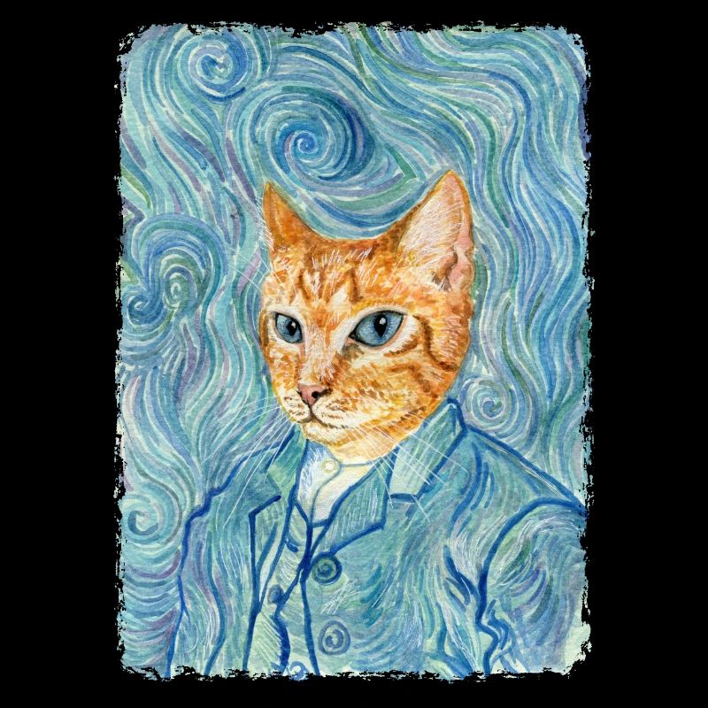 Kätzchen van Gogh