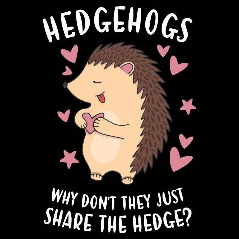 Why Don't They Just Share The Hedge? hedgehog