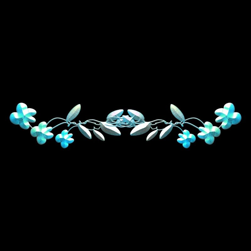 linie blumen blaue