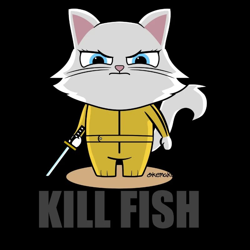Humour de chat Kill Bill