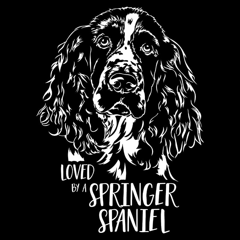Loved by a Springer Spaniel Hund Hunde Wilsigns