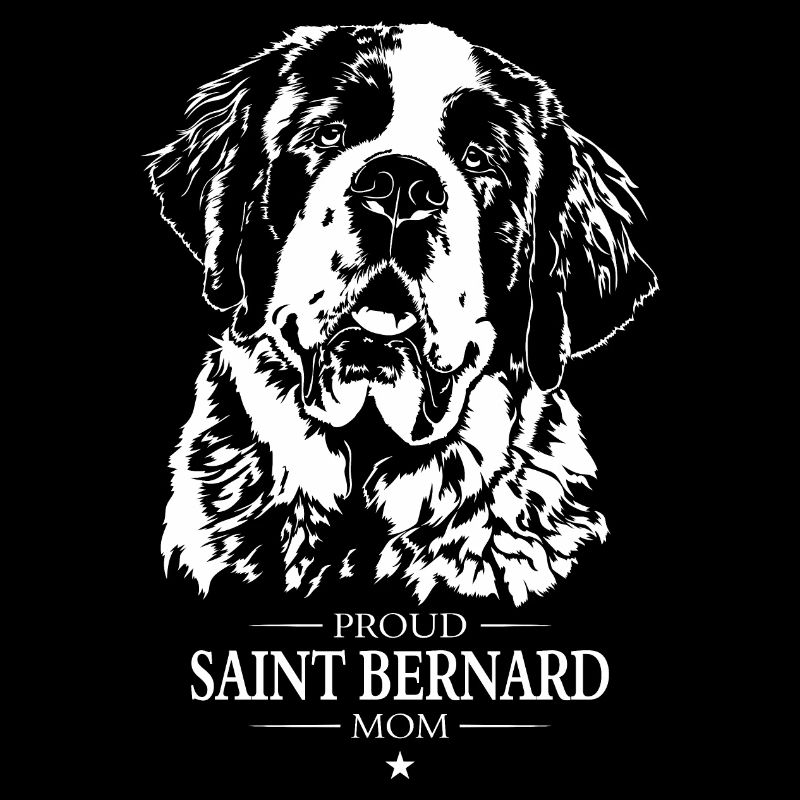 Saint Bernard Mom Hunde Hund Bernhardiner Wilsigns