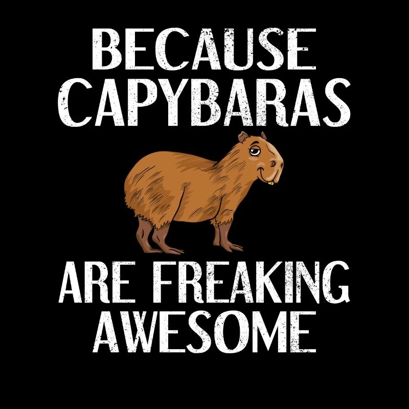 Capybara cadeau de porc-eau rongeur Carpincho