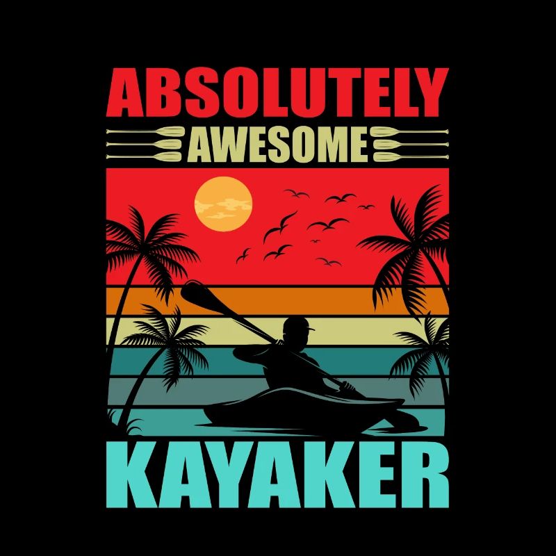 Kayakiste rétro absolument génial