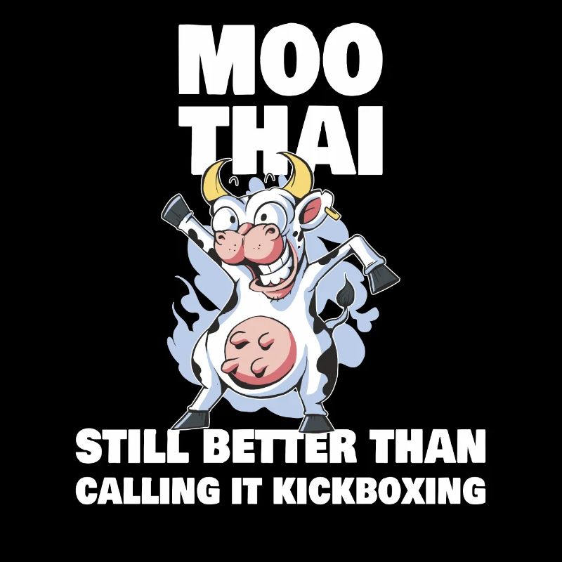 Muay Thai Cow Funny Moo Thai Kickboxing
