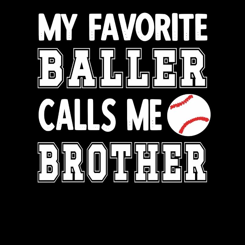 Stolzer Baseball-Bruder Von Baseballspieler Bruder