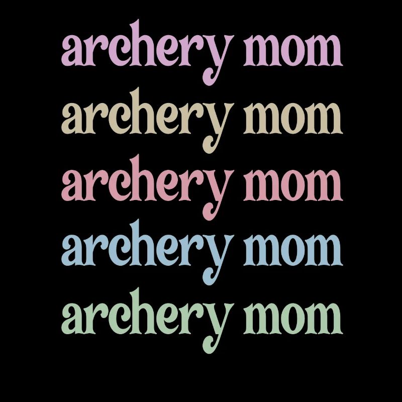 Fière maman de tir à l’arc Maman Des Archers Mère