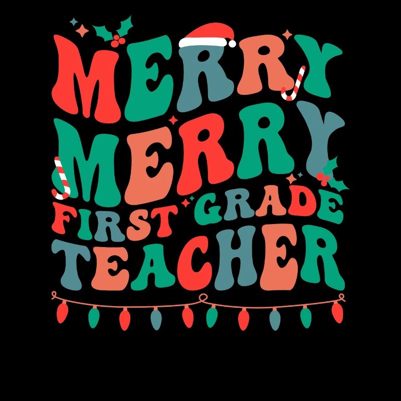 1st Grade Teacher Christmas First Grade Team Xmas