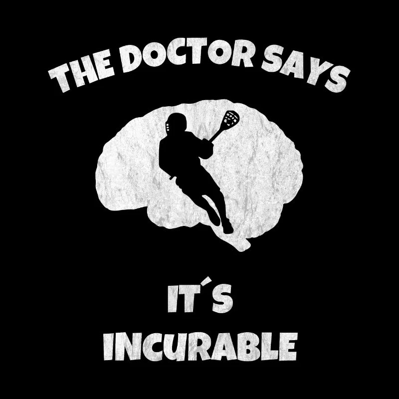 Lacrosse Sportart Leidenschaft Brain Skull