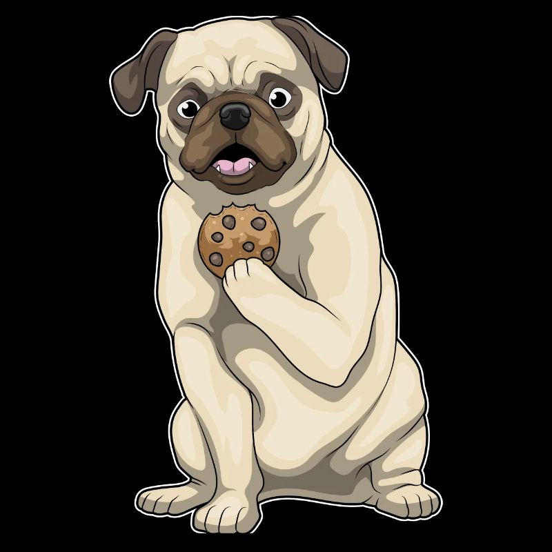 Pug Cookie
