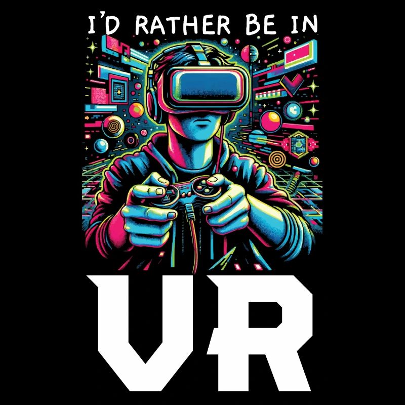 vr gamer vr gaming video game player nerd