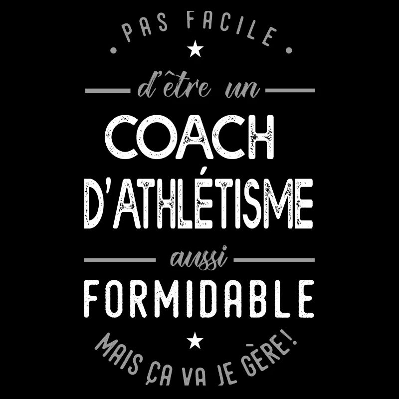 coach Athlétisme formidable cadeau sport d'athlé