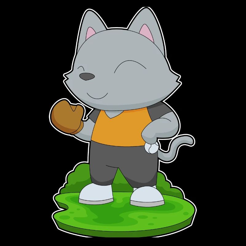 Cat Baseball Gant de baseball