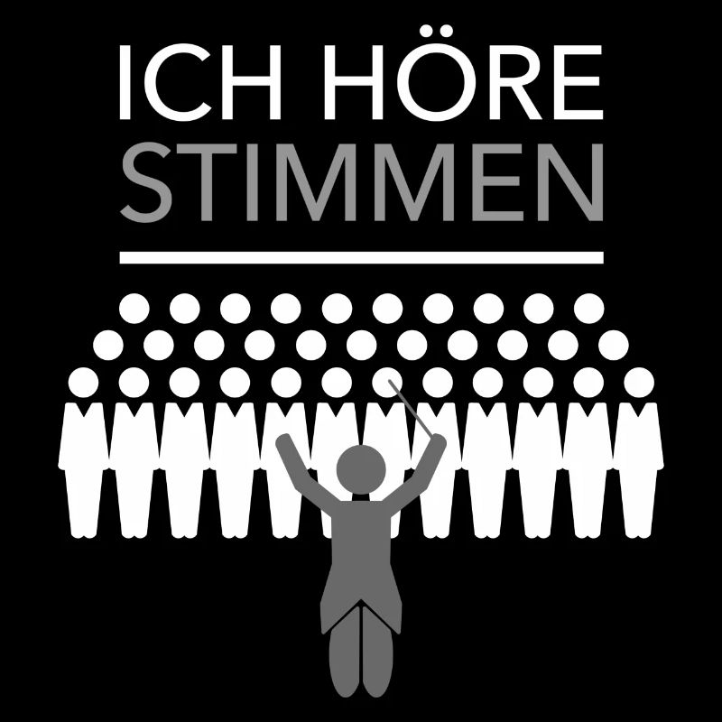 Ich höre Stimmen Chor Singen Geschenk