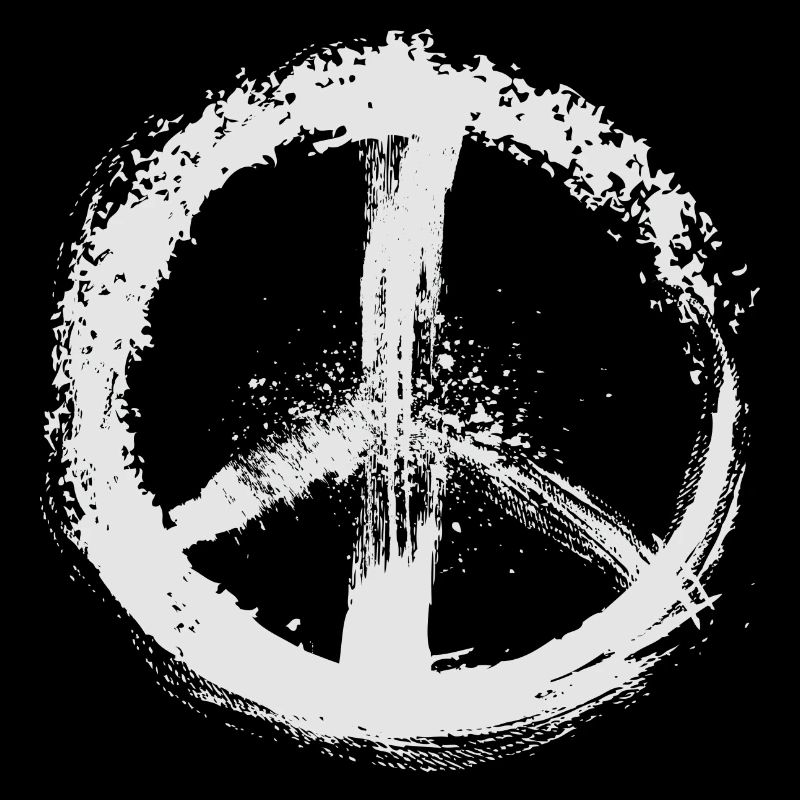 Symbole de paix blanc