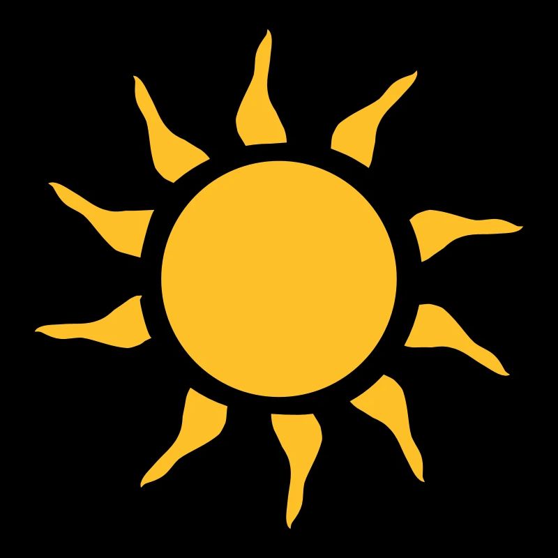 Beautiful Radiant Sun