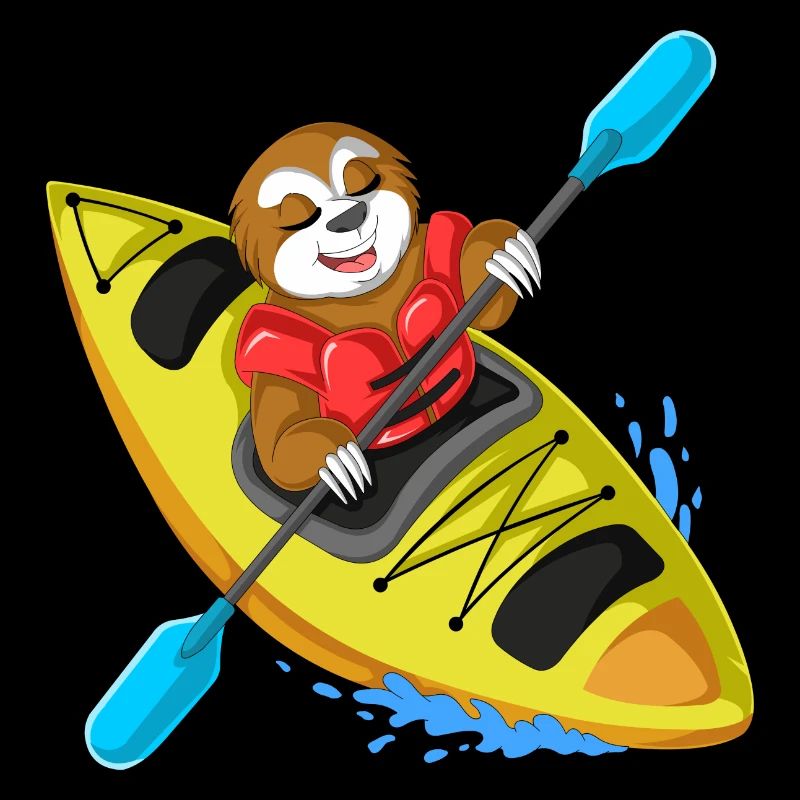 sloth kayak
