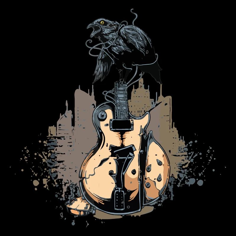broken guitar