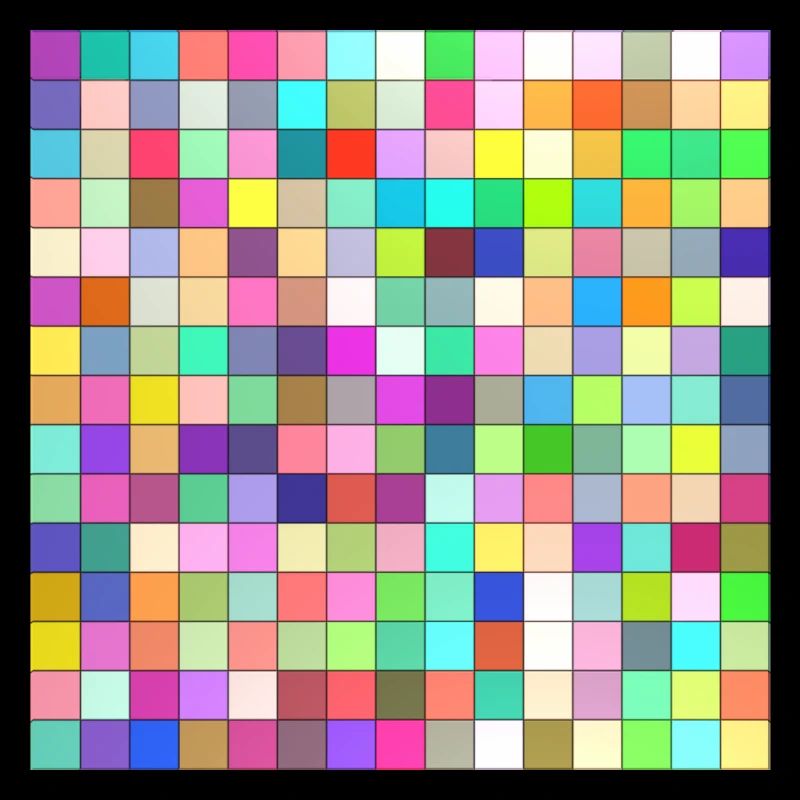 Colorful Squares Pattern