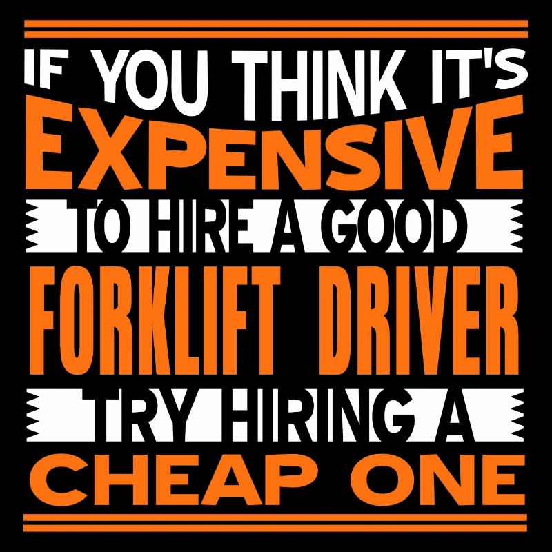 Funny Forklift Driver Try Hiring A Cheap One