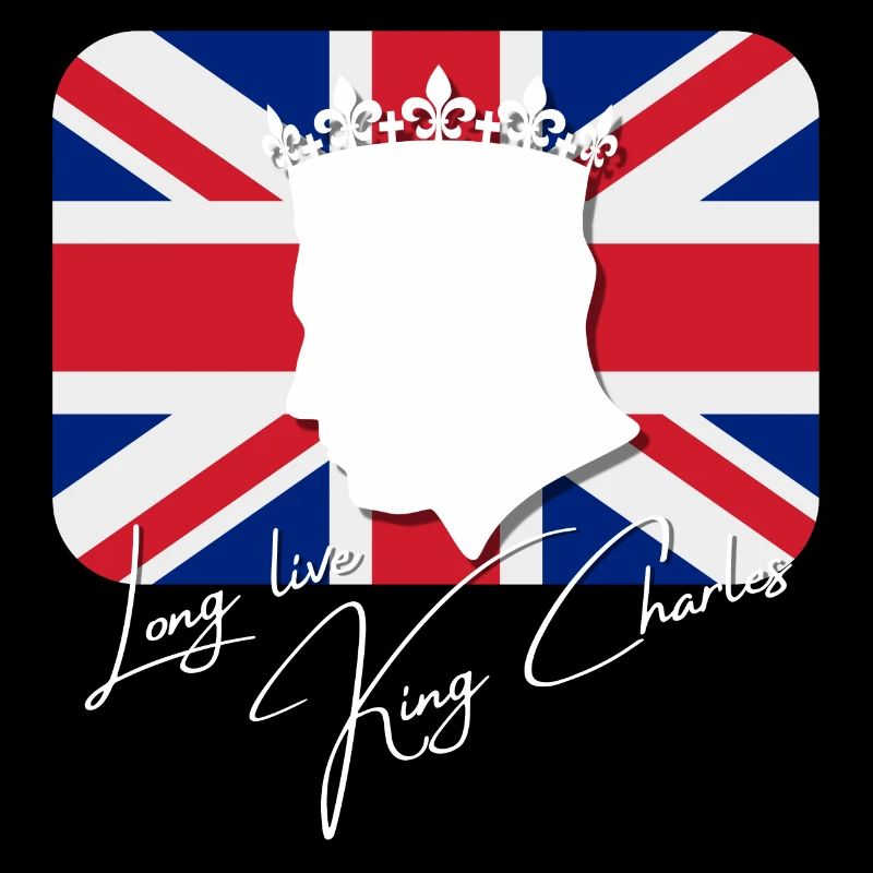 Couronnement du roi britannique Charles Angleterre Drapeau