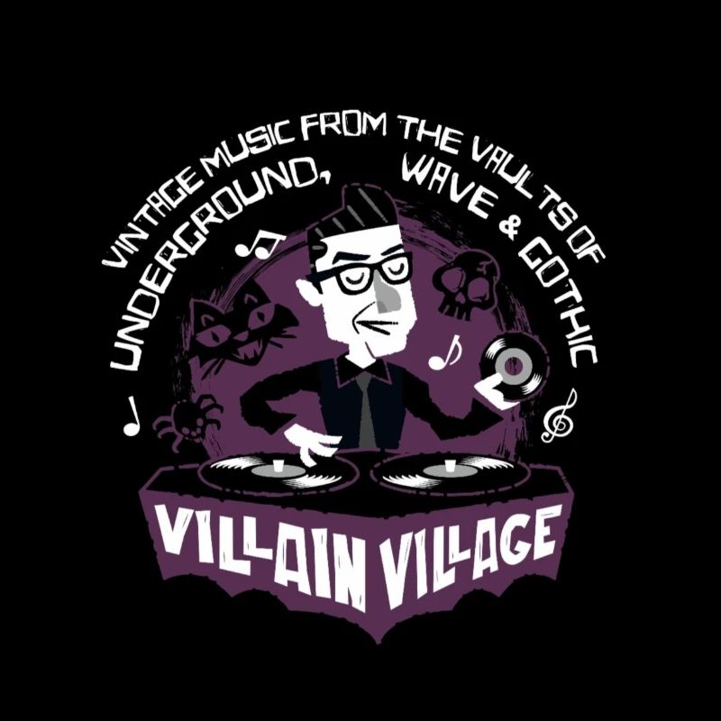Logo du village des méchants Cravate