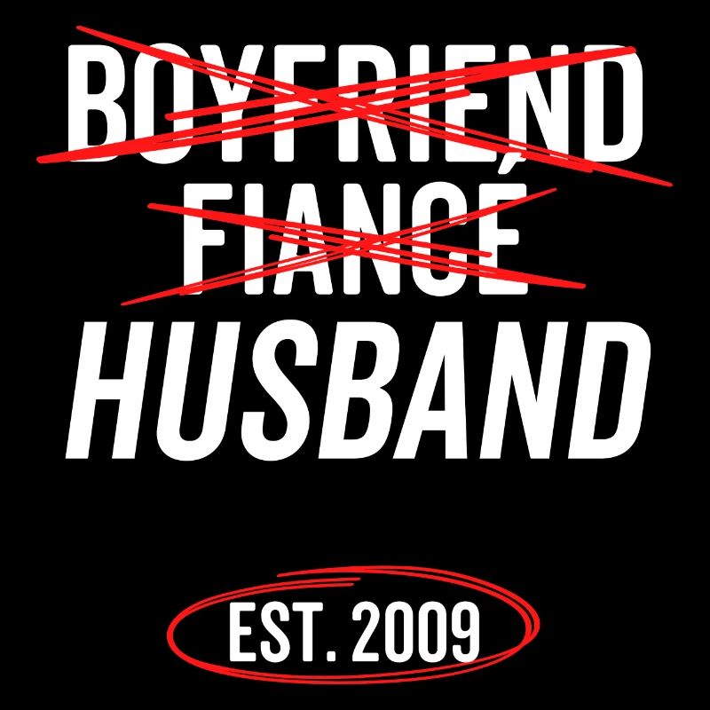 Freund Verlobter Ehemann Est 2009