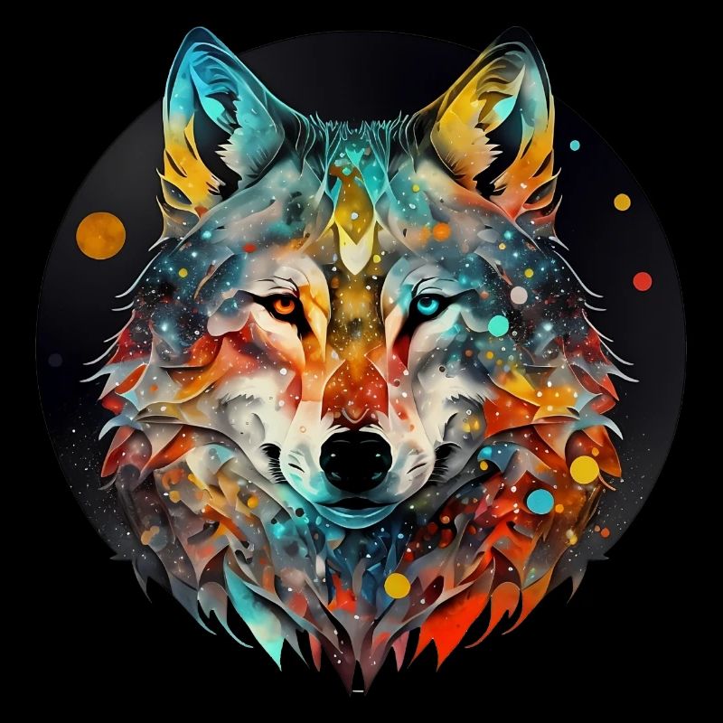 Wolf Mandala mystique