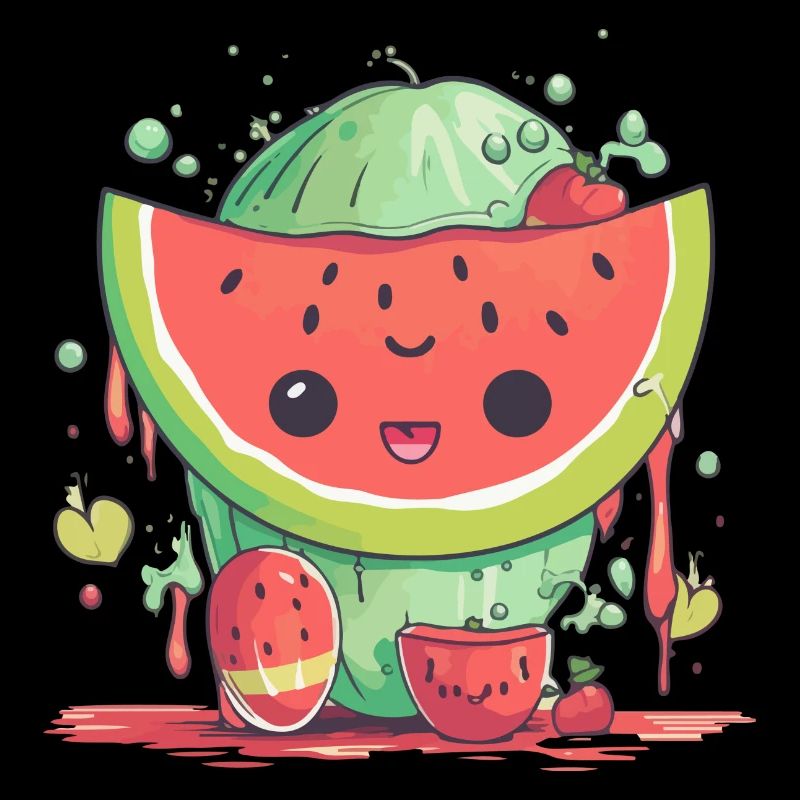 Watermelon kawaii ella
