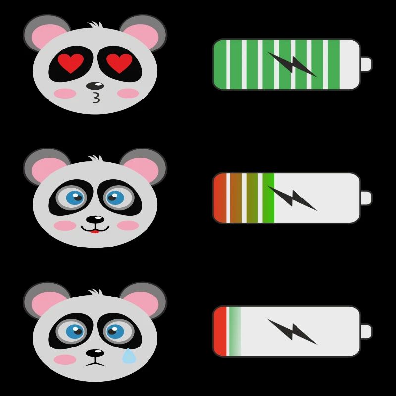 Chemise Panda Battery