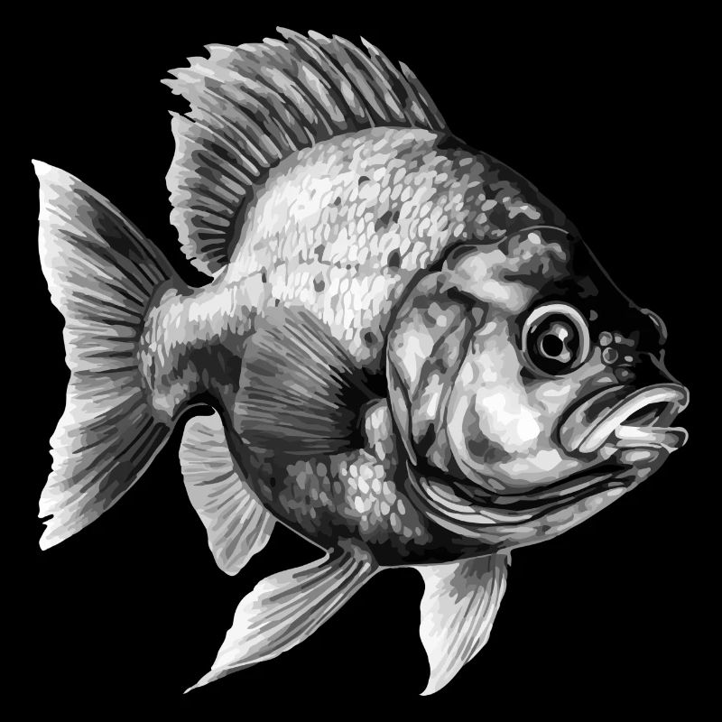 Der Piranha mit Bleistift