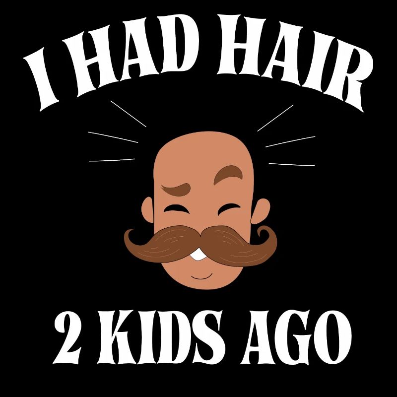 Ich hatte Haare vor 2 Kindern Lustiger Papa Glatze