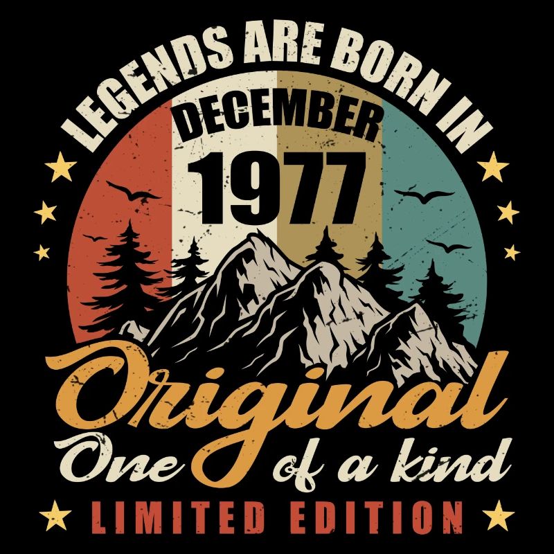 Die Legenden wurden im Dezember 1977 geboren, das Original 1977