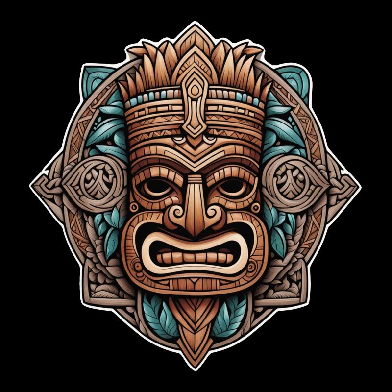 Tiki Beach - Polynesien Statue