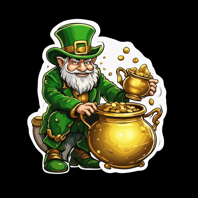 Leprechaun / Leprechaun / Vert / Gingembre / Irlande
