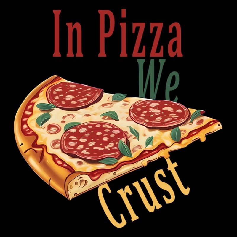 Dans la pizza, nous croûtes