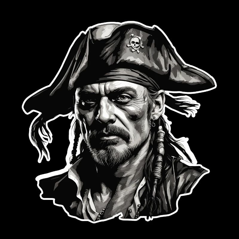 Pirate / Ahoy / Ancre / Capitaine / Crâne / Rhum