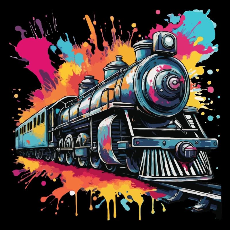 Zug / Lokomotive / Dampflok / Eisenbahn / Lock