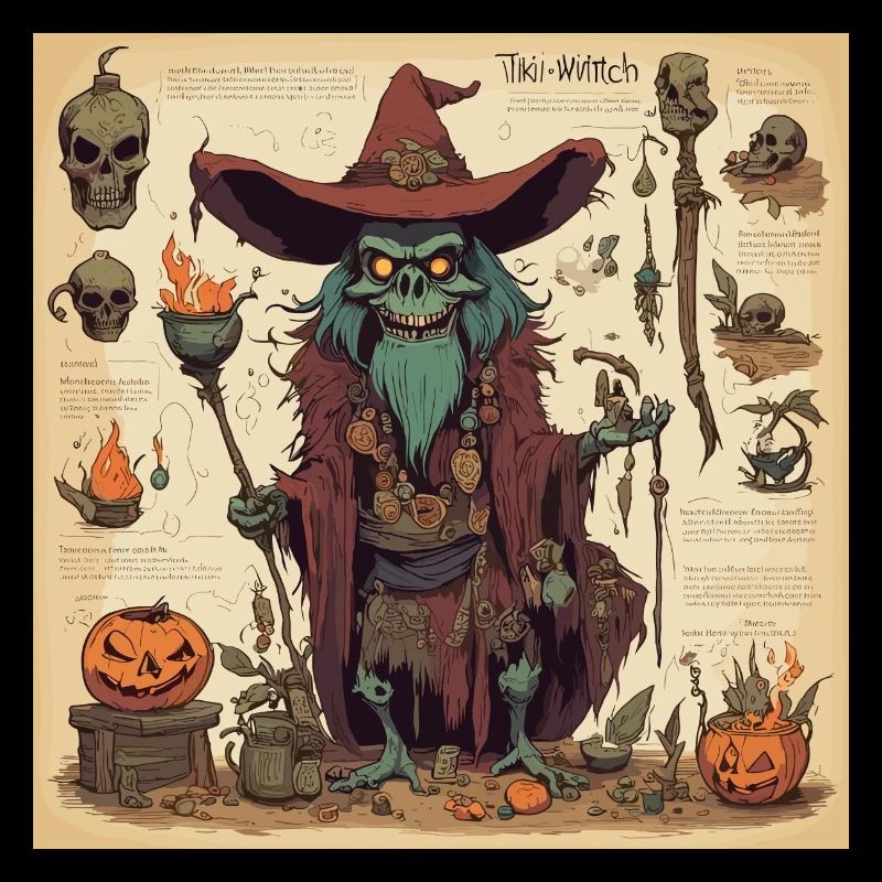 Manuel de la sorcière / grimoire / Halloween / automne